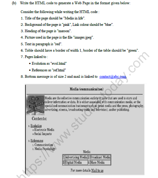 CBSE Class 12 Multimedia Web Tech Question Paper 2022 Set A Solved 2