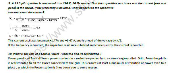 CBSE Class 12 Physics Rapid Revision Question Bank Set A 5