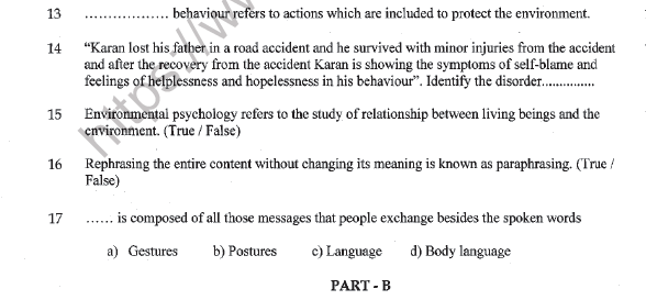 CBSE Class 12 Psychology Sample Paper 2022 Set B Solved 3