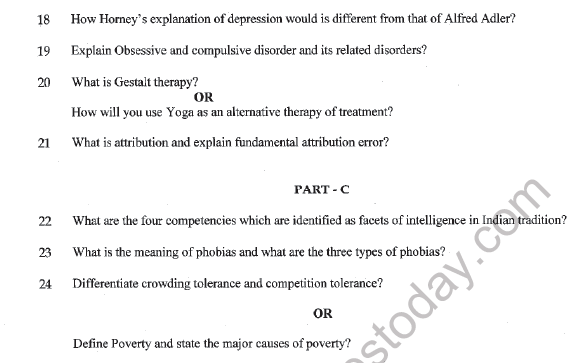 CBSE Class 12 Psychology Sample Paper 2022 Set B Solved 4