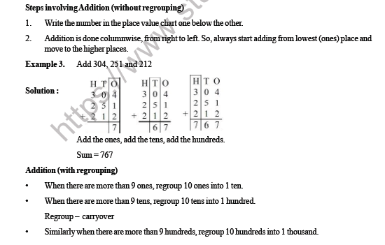 CBSE Class 3 Maths Addition Worksheet 2