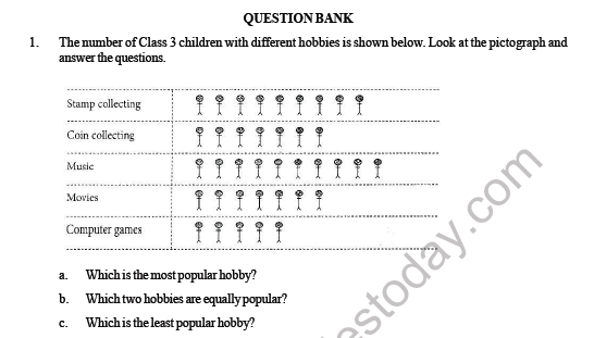 CBSE Class 3 Maths Data Handling Question Bank 1