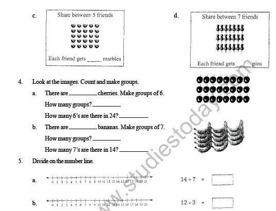 CBSE Class 3 Maths Division Question Bank 3