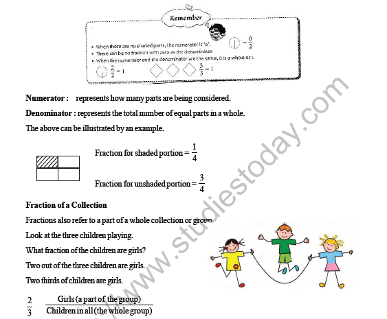 CBSE Class 3 Maths Fraction Worksheet 4