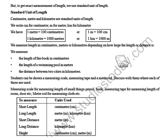 CBSE Class 3 Maths Measurement Worksheet 4