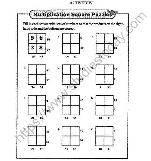 CBSE Class 3 Maths Multiplication Summary and Worksheet 5