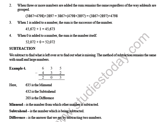 CBSE Class 4 Maths Addition and Substraction Worksheet 3