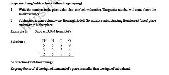 CBSE Class 4 Maths Addition and Substraction Worksheet 4