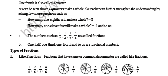 CBSE Class 4 Maths Fractions Worksheet 4