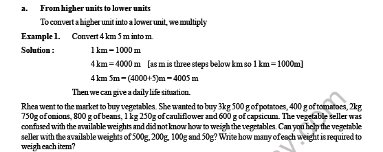 CBSE Class 4 Maths Metric Measures Worksheet 4