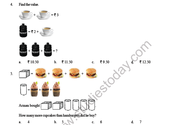 CBSE Class 4 Maths Pictography Question Bank 3