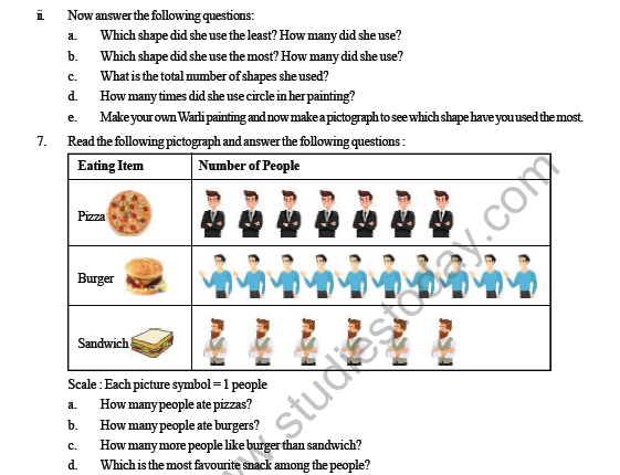 CBSE Class 4 Maths Pictography Question Bank 5