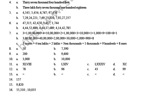 CBSE Class 4 Maths Place Value question bank 4