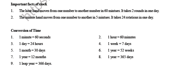 CBSE Class 4 Maths Time Worksheet 3