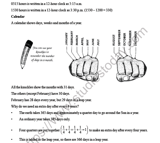 CBSE Class 4 Maths Time Worksheet 5