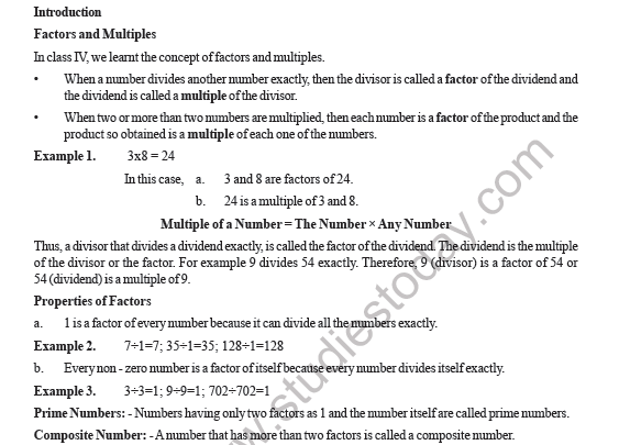 CBSE Class 5 Mathematics HCF and LCM Worksheet 2