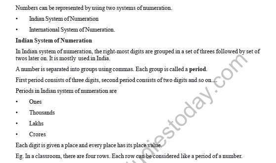 CBSE Class 5 Mathematics Large Number Worksheet 3