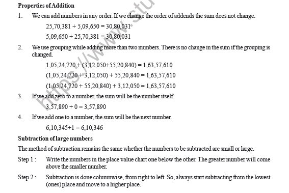 CBSE Class 5 Mathematics Operation with Number Worksheet 2