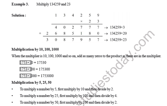 CBSE Class 5 Mathematics Operation with Number Worksheet 5