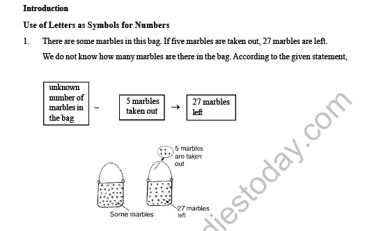 CBSE Class 6 Maths Algebra Worksheet 3