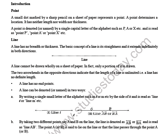 CBSE Class 6 Maths Basic Geometrical Ideas Worksheet 3