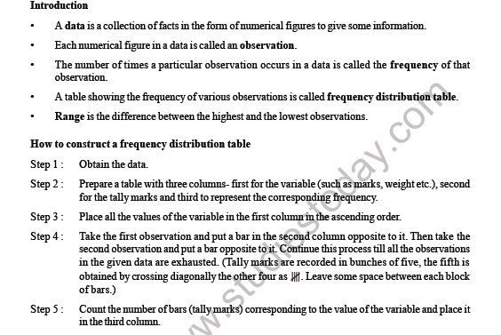 CBSE Class 6 Maths Data Handling Worksheet 3