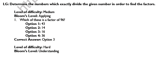 CBSE Class 6 Maths Playing with Numbers Worksheet Set A 2