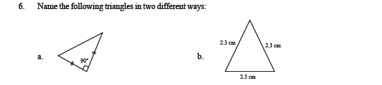 CBSE Class 6 Maths Understanding Elementary Shapes Question Bank 2