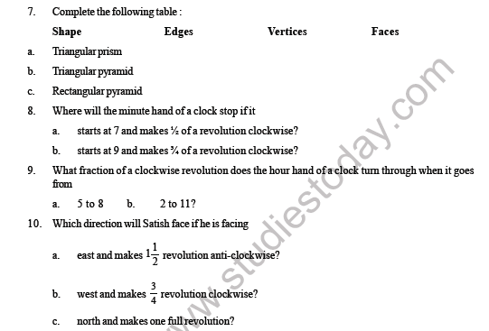 CBSE Class 6 Maths Understanding Elementary Shapes Question Bank 3