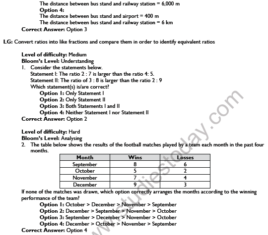 CBSE Class 7 Mathematics Comparing Quantities Worksheet Set A 3