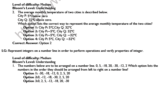 CBSE Class 7 Mathematics Integers Worksheet Set B 2