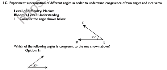CBSE Class 7 Maths Congruence of Triangles Worksheet Set A 4