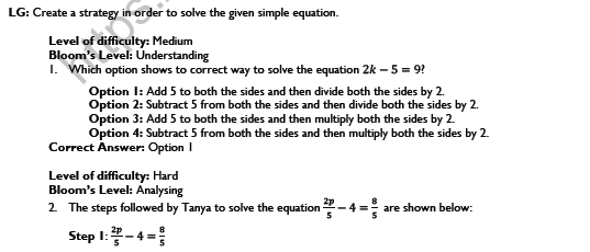 CBSE Class 7 Maths Simple Equations Worksheet Set A 4