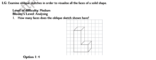 CBSE Class 7 Maths Visualising Solid Shapes Worksheet Set A 4