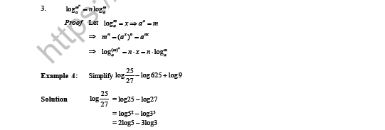 CBSE Class 8 Mathematics Exponents and Radicals Logarithm MCQs Set A 4