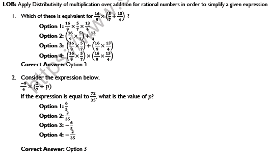 CBSE Class 8 Mathematics Rational Numbers Worksheet Set E 4