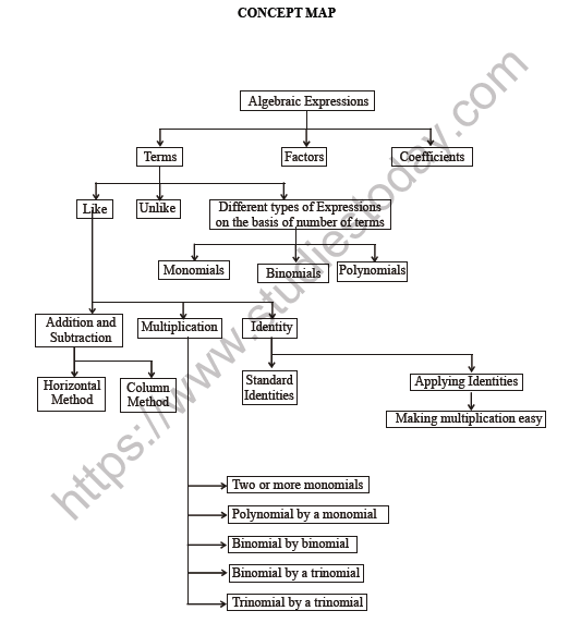 CBSE Class 8 Maths Algebraic Expressions and Identities Worksheet 3