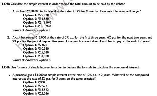 CBSE Class 8 Maths Comparing Quantities Worksheet Set A 4