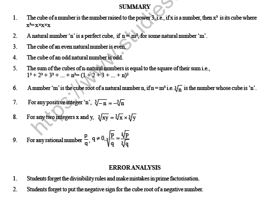 CBSE Class 8 Maths Cubes and Cube Roots HOTs 4