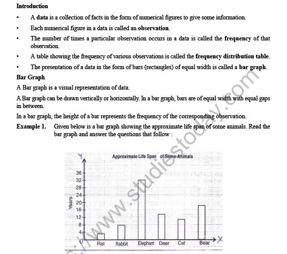 CBSE Class 8 Maths Data Handling Worksheet 3