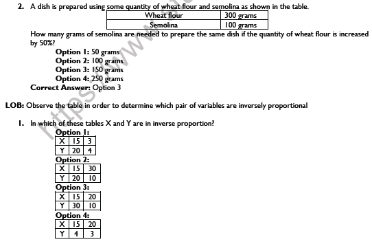 CBSE Class 8 Maths Direct and Inverse Proportion Worksheet Set B 4