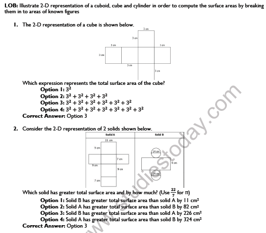 CBSE Class 8 Maths Mensuration Worksheet Set A 5