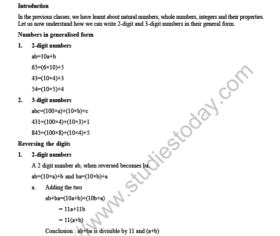 CBSE Class 8 Maths Playing with Number Worksheet 3