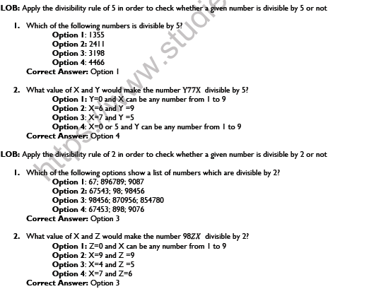 CBSE Class 8 Maths Playing with Numbers Worksheet Set A 6