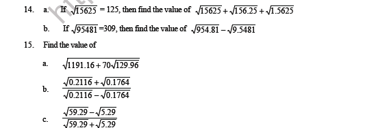 CBSE Class 8 Maths Square and Square Roots Question Bank 4