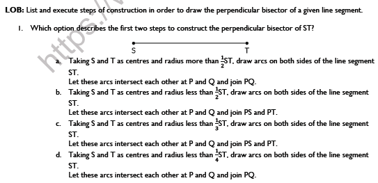 CBSE Class 9 Constructions Worksheet Set B 2