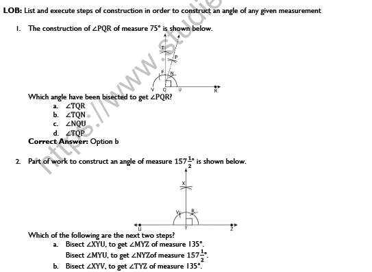 CBSE Class 9 Constructions Worksheet Set B 4