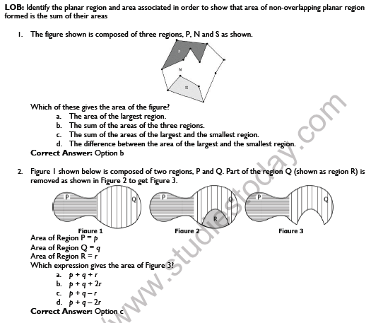 CBSE Class 9 Mathematics Areas Of Parallelogram And Triangles Worksheet Set A 1