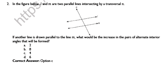 CBSE Class 9 Mathematics Lines and Angles Worksheet Set D 4