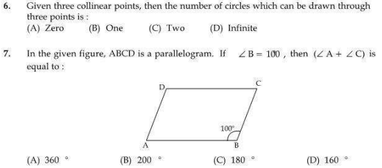 CBSE Class 9 Mathematics Sample Paper 8